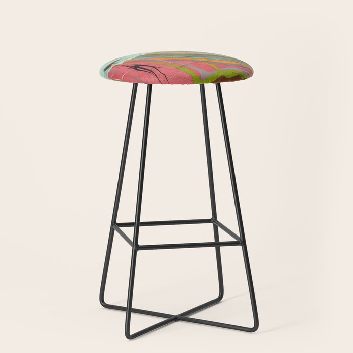 Landscape Painting, Cool Designs, Trippy Art, Mountain Painting, Scientific Poster - Geology Stool Gallery Image 1