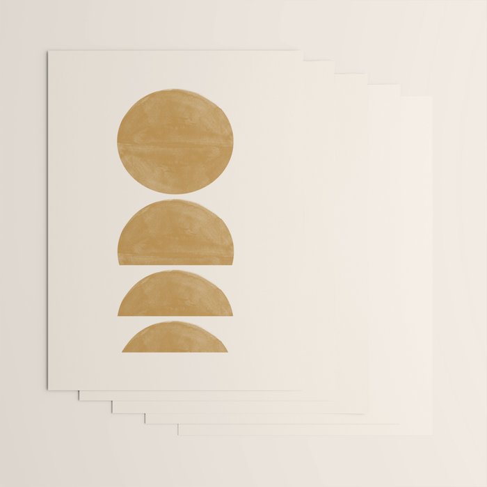 Minimalist Sunrise / Sunset Wrapping Paper Gallery Image 3
