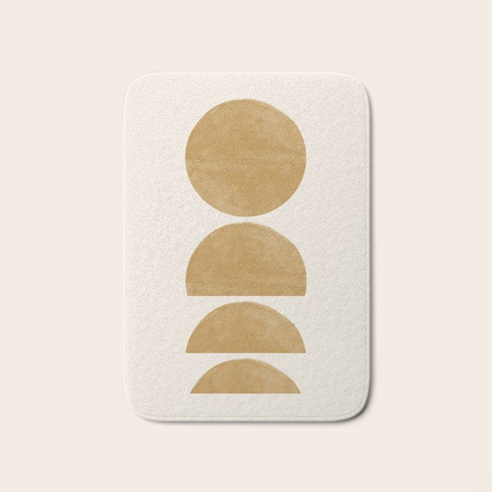 Minimalist Sunrise / Sunset Bath Mat Gallery Image 1