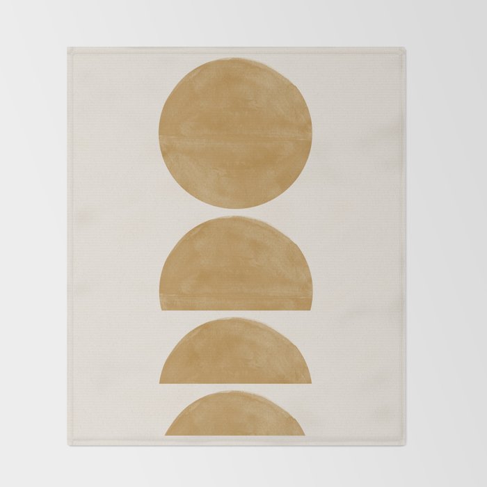 Minimalist Sunrise / Sunset Throw Blanket Gallery Image 2