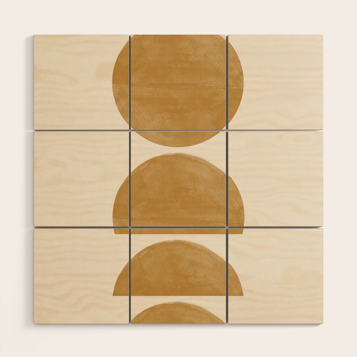 Minimalist Sunrise / Sunset Wood Wall Art Gallery Image 1