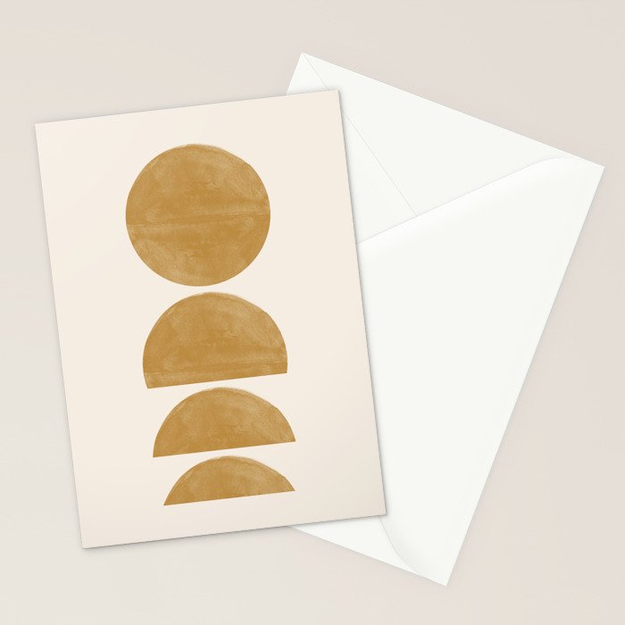 Minimalist Sunrise / Sunset Stationery Card Gallery Image 2