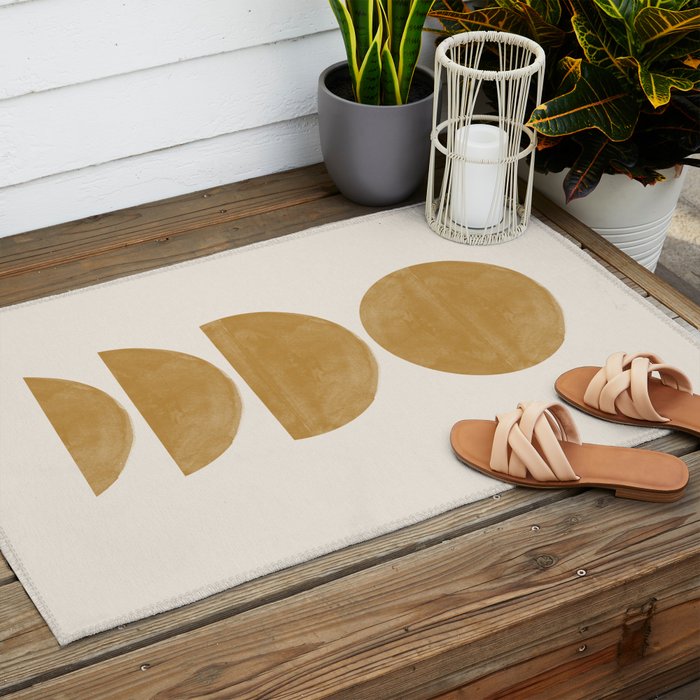 Minimalist Sunrise / Sunset Outdoor Rug Gallery Image 2