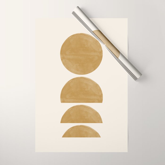 Minimalist Sunrise / Sunset Wrapping Paper Gallery Image 1