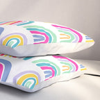 Colorful Rainbows Pillow Sham Gallery Image 3