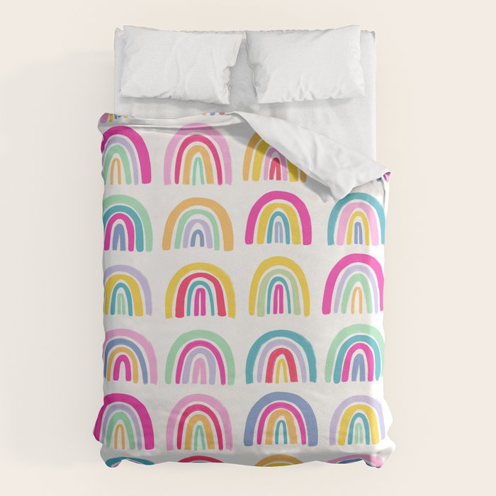 Colorful Rainbows Duvet Cover Gallery Image 6