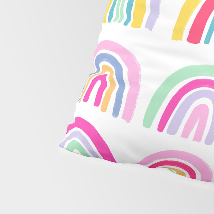Colorful Rainbows Pillow Sham Gallery Image 4