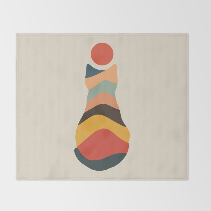 Cat Landscape 148 Throw Blanket Gallery Image 2