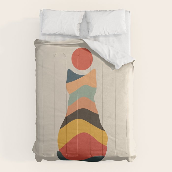 Cat Landscape 148 Comforter Gallery Image 6