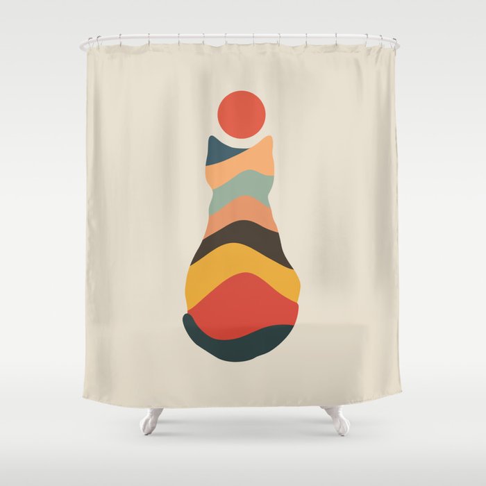 Cat Landscape 148 Shower Curtain Gallery Image 1