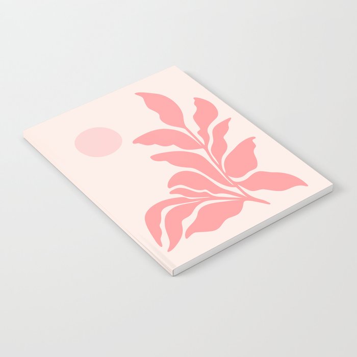 Pink Plant Abstract Landscape Notebook Gallery Image 1