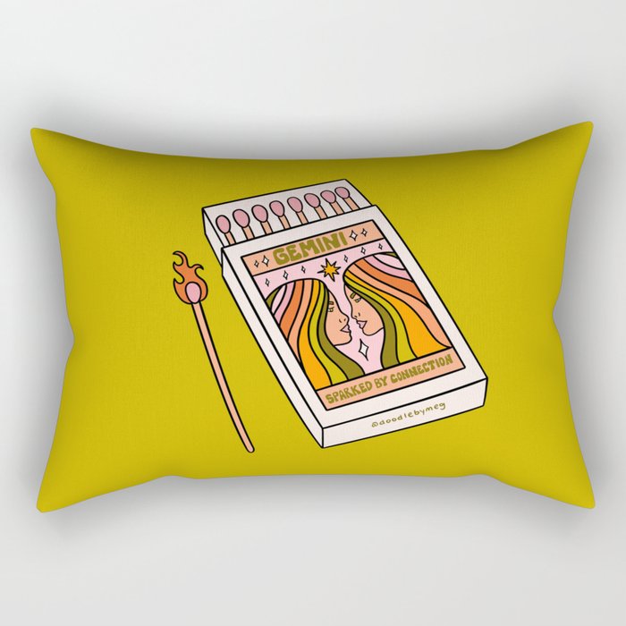 Gemini Matchbox Rectangular Pillow Gallery Image 1