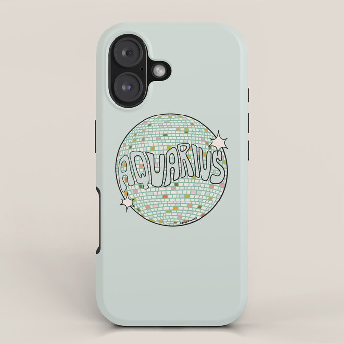 Aquarius Disco Ball iPhone Case Gallery Image 1