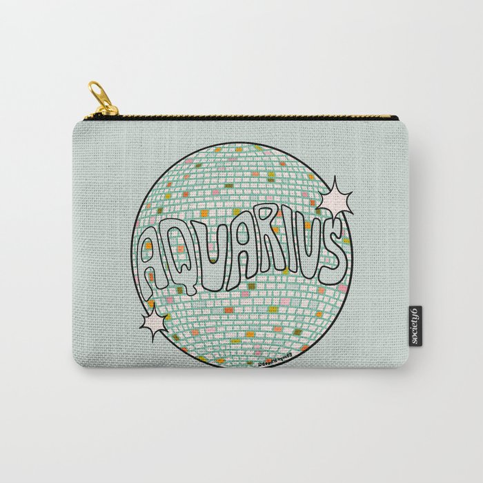 Aquarius Disco Ball Carry All Pouch Gallery Image 1
