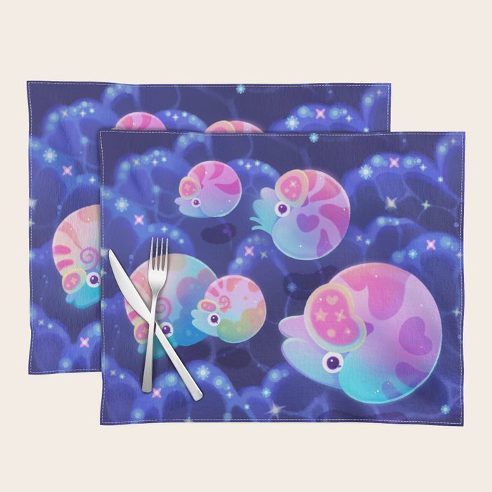 Dreaming nautilus Placemat Gallery Image 1