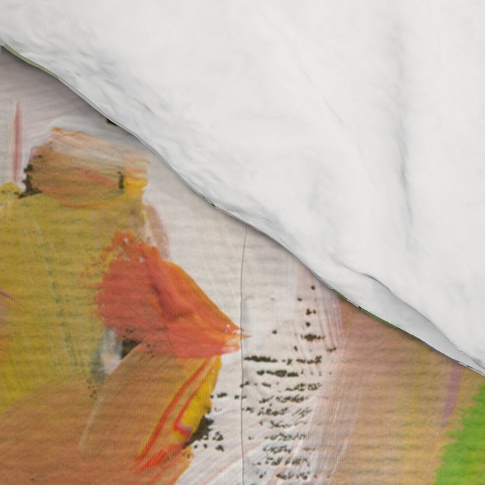 Hand Drawn Vintage Spring Claude Monet Botanical Flower Garden Comforter Gallery Image 4