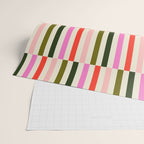 Holly Jolly Stripes Wrapping Paper Gallery Image 2