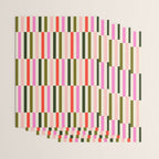 Holly Jolly Stripes Wrapping Paper Gallery Image 3
