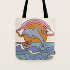 Dolphin Tote Bag Gallery Image 1