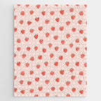 Strawberries on Pink Jigsaw Puzzle Gallery Image 1