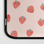 Strawberries on Pink Laptop Sleeve Gallery Image 3
