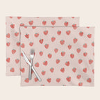 Strawberries on Pink Placemat Gallery Image 1