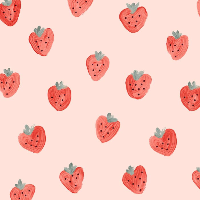 Strawberries on Pink Coffee Mug Gallery Image 2