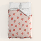Strawberries on Pink Comforter Gallery Image 6