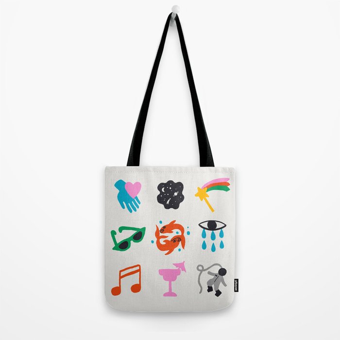 Pisces Emoji Tote Bag Gallery Image 2