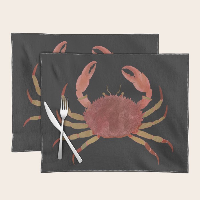 Minimalist Crab 3 Placemat Gallery Image 1