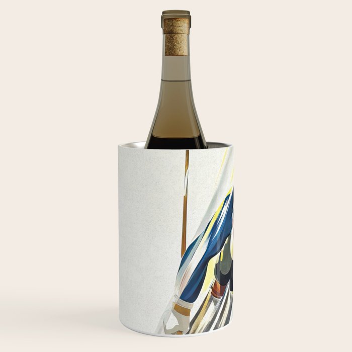 Switzerland Vintage Ski Poster. Wine Chiller Gallery Image 2