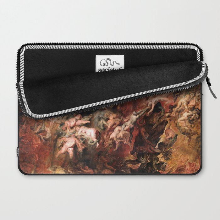 The Fall of the Damned - Peter Paul Rubens 1620 Laptop Sleeve Gallery Image 2