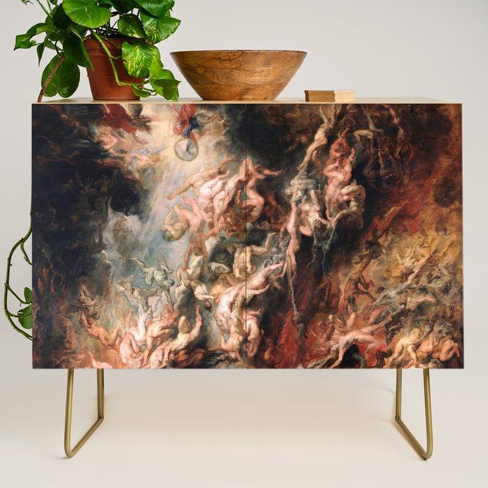 The Fall of the Damned - Peter Paul Rubens 1620 Credenza Gallery Image 1