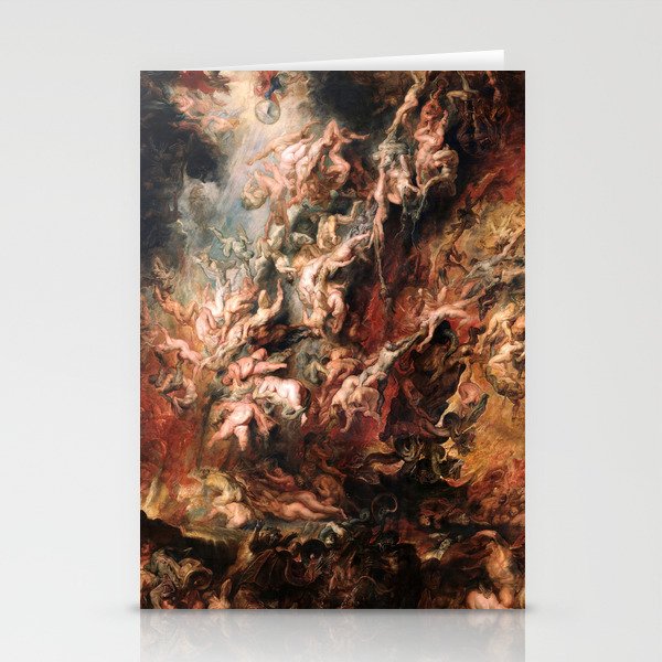 The Fall of the Damned - Peter Paul Rubens 1620 Stationery Card Gallery Image 2