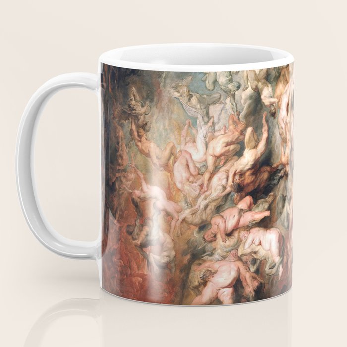 The Fall of the Damned - Peter Paul Rubens 1620 Coffee Mug Gallery Image 3