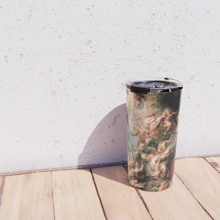 The Fall of the Damned - Peter Paul Rubens 1620 Travel Mug Gallery Image 4