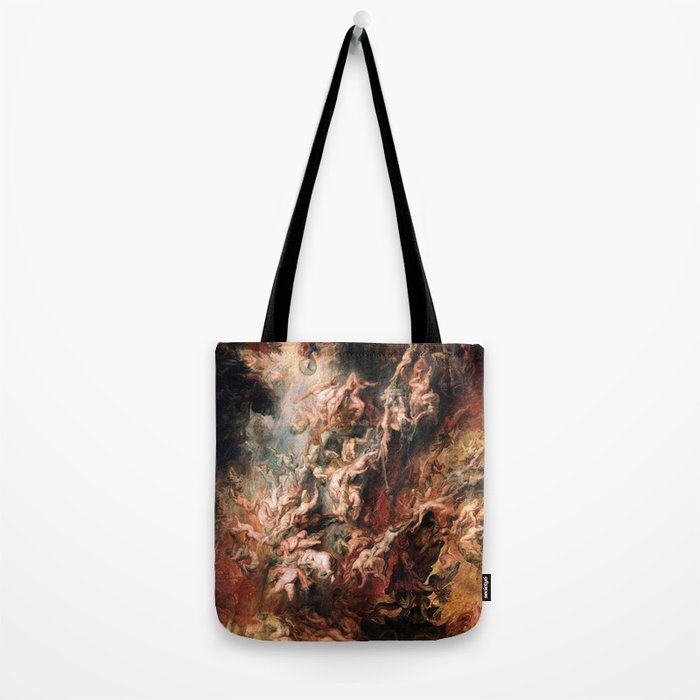 The Fall of the Damned - Peter Paul Rubens 1620 Tote Bag Gallery Image 2