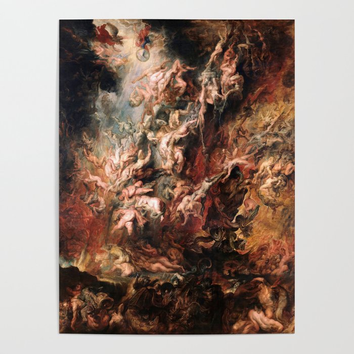 The Fall of the Damned - Peter Paul Rubens 1620 Poster Gallery Image 4