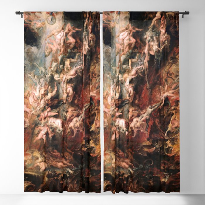 The Fall of the Damned - Peter Paul Rubens 1620 Window Curtain Gallery Image 5