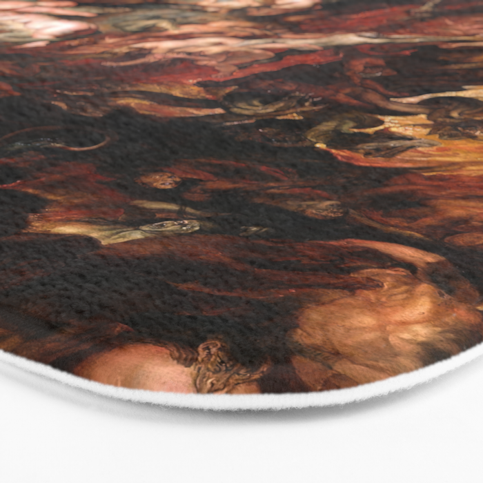 The Fall of the Damned - Peter Paul Rubens 1620 Bath Mat Gallery Image 3