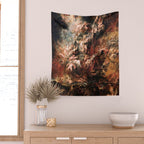 The Fall of the Damned - Peter Paul Rubens 1620 Wall Tapestry Gallery Image 2