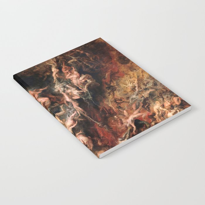 The Fall of the Damned - Peter Paul Rubens 1620 Notebook Gallery Image 2