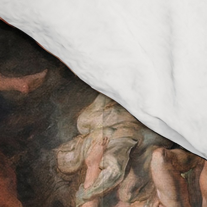 The Fall of the Damned - Peter Paul Rubens 1620 Comforter Gallery Image 4