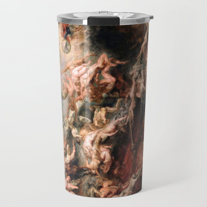 The Fall of the Damned - Peter Paul Rubens 1620 Travel Mug Gallery Image 1