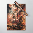 The Fall of the Damned - Peter Paul Rubens 1620 Wrapping Paper Gallery Image 1