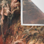 The Fall of the Damned - Peter Paul Rubens 1620 Wall Tapestry Gallery Image 3