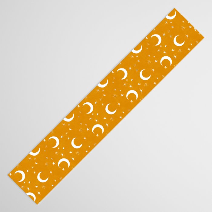 Goodnight Sky - Golden Ochre Table Runner Gallery Image 3