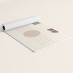 Minimal Geometric Shapes 180 Yoga Mat Gallery Image 2