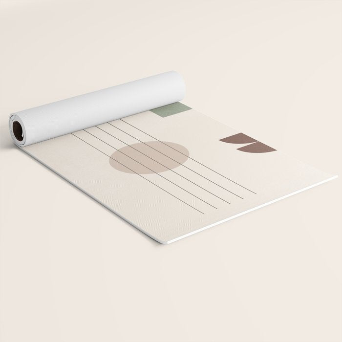 Minimal Geometric Shapes 180 Yoga Mat Gallery Image 2