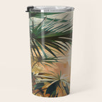 Villa Courtyard Mediterranean Art Travel Mug Gallery Image 3